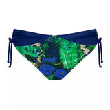 Pour Moi Palermo Adjustable Side Bikini Brief In Navy Fern