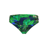 Pour Moi Palermo Fold Over Bikini Brief In Navy Fern