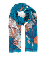 Powder Autumn Owl Print Scarf