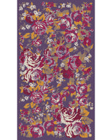 Powder Autumn Roses Print Scarf