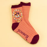 Powder Letter G Ankle Socks