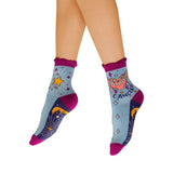 Powder Cancer Zodiac Ankle Socks