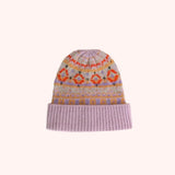 Powder Fair Isle Beannie In Cream Mix