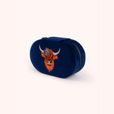 Powder Garden Goose Jewellery Box In Navy