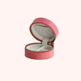 Powder Round Jewellery Box Mouse In Pink