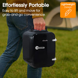 Abode Mini Fridge In Black 4L