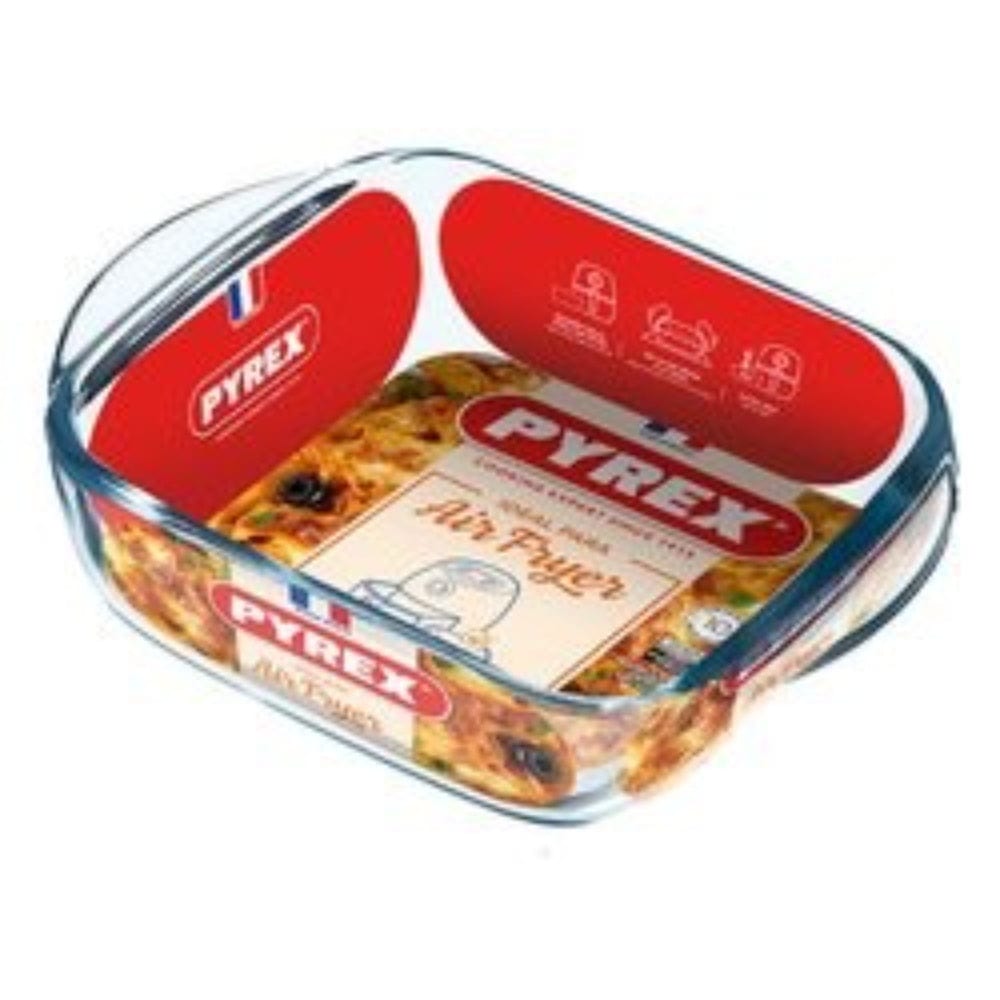 Square Pyre Fire Pyrex Airfryer Square Roaster 20 Cm