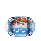 Pyrex Classic 2 Piece Roaster Set