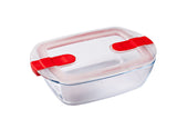 Pyrex Rectangle Dish With Lid 1.1L