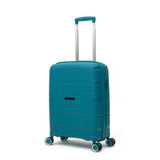 Qubed Data 74cm 4-Wheel Expandable Suitcase In Teal