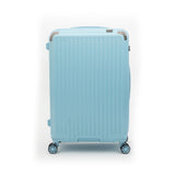 Qubed Guarded 68cm 4-Wheel Expandable Suitcase In Sky Blue