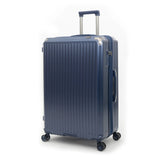 Qubed Guarded 78cm 4-Wheel Expandable Suitcase In Navy