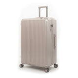 Qubed Guarded 78cm 4-Wheel Expandable Suitcase In Putty
