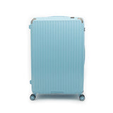 Qubed Guarded 78cm 4-Wheel Expandable Suitcase In Sky Blue