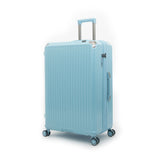 Qubed Guarded 78cm 4-Wheel Expandable Suitcase In Sky Blue