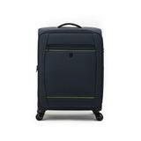 Qubed Polar 65cm 4-Wheel Expandable Suitcase In Navy