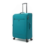 Qubed Polar 75cm 4-Wheel Expandable Suitcase In Teal