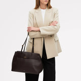 Radley The Christina Large Ziptop Shoulder in Dark Oak
