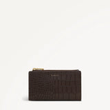Radley Coin Street Medium Ziptop Purse in Dark Oak