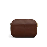 Radley Dukes Place Leather Medium Zip Top Cross Body Bag In Chocolate
