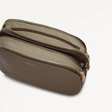 Radley Dukes Place Medium Ziptop Cross Body Bag In Coffee