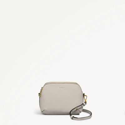 Radley Dukes Place  Medium Ziptop Cross Body In Chalk