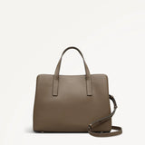 Radley Dukes Place Medium Ziptop Grab Bag In Coffee