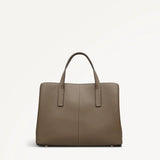 Radley Dukes Place Medium Ziptop Grab Bag In Coffee
