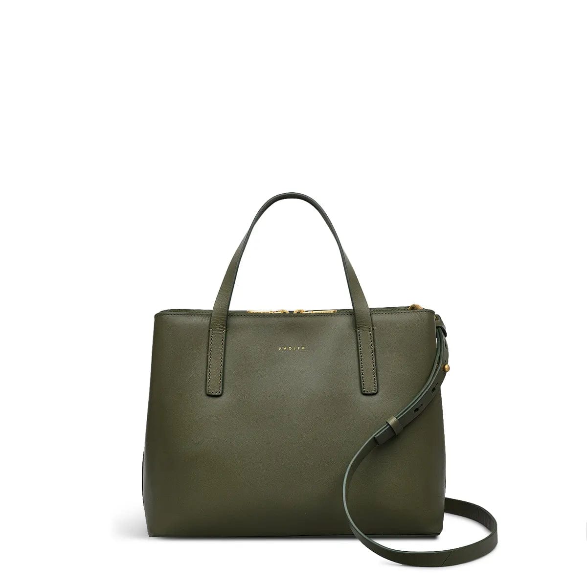 Radley Dukes Place Medium Ziptop Grab in Dark Olive