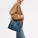 Radley Dukes Place Medium Ziptop Grab in Utility Blue