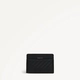 Radley Dukes Place Quilt Small Card Holder In Black