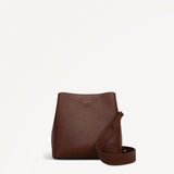Radley Dukes Place Texure Medium Compartment Cross Body in Chocolate