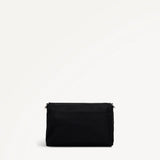 Radley Halley Row Medium Flapover Crossbody In Black