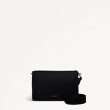 Radley Halley Row Medium Flapover Crossbody In Black