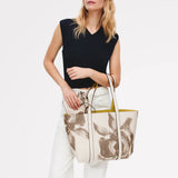 Radley Hanbury Row Floral Large Open Top Tote in Salt