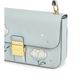 Radley Hanley Close Spring Rose Medium Flapover Shoulder in Seafoam