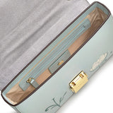 Radley Hanley Close Spring Rose Medium Flapover Shoulder in Seafoam
