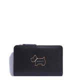 Radley Heritage Dog Outline Medium Purse Black