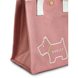 Radley Heritage Dog Outline Small Open Top Grab Bag In Pink