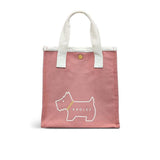 Radley Heritage Dog Outline Small Open Top Grab Bag In Pink