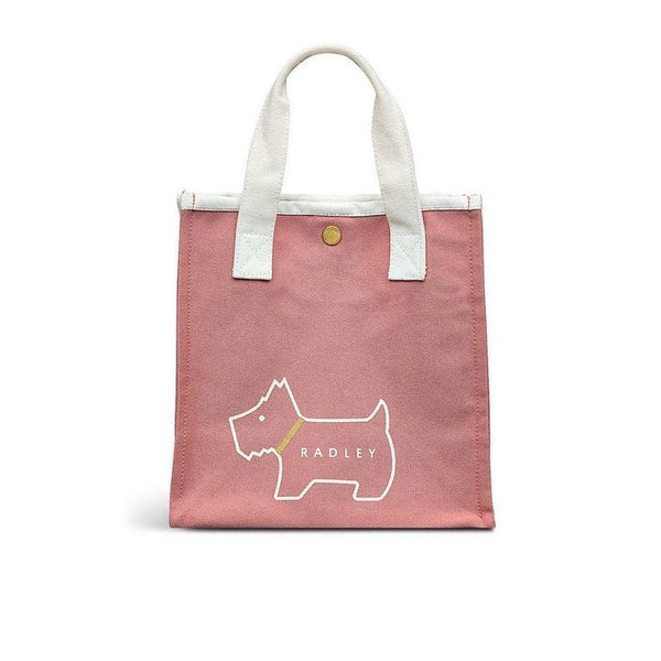 Radley Heritage Dog Outline Small Open Top Grab Bag In Pink