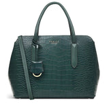 Radley Liverpool Street 2.0 Croc Ziptop Bag Green