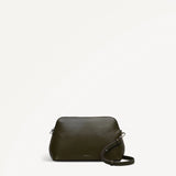 Radley Liverpool Street Medium Ziptop Cross Body Bag in Pine Needle Green