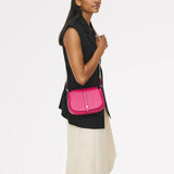 Radley Lulworth Road Mini Flapover Crossbody In Dark Rose