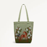 Radley Lunar New Year Medium Open Top Tote Pistachio