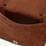 Radley Mercer Street Medium Suede Shoulder Bag In Russet Brown