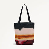 Radley Ombre Stripe Medium Open Top Tote In Black