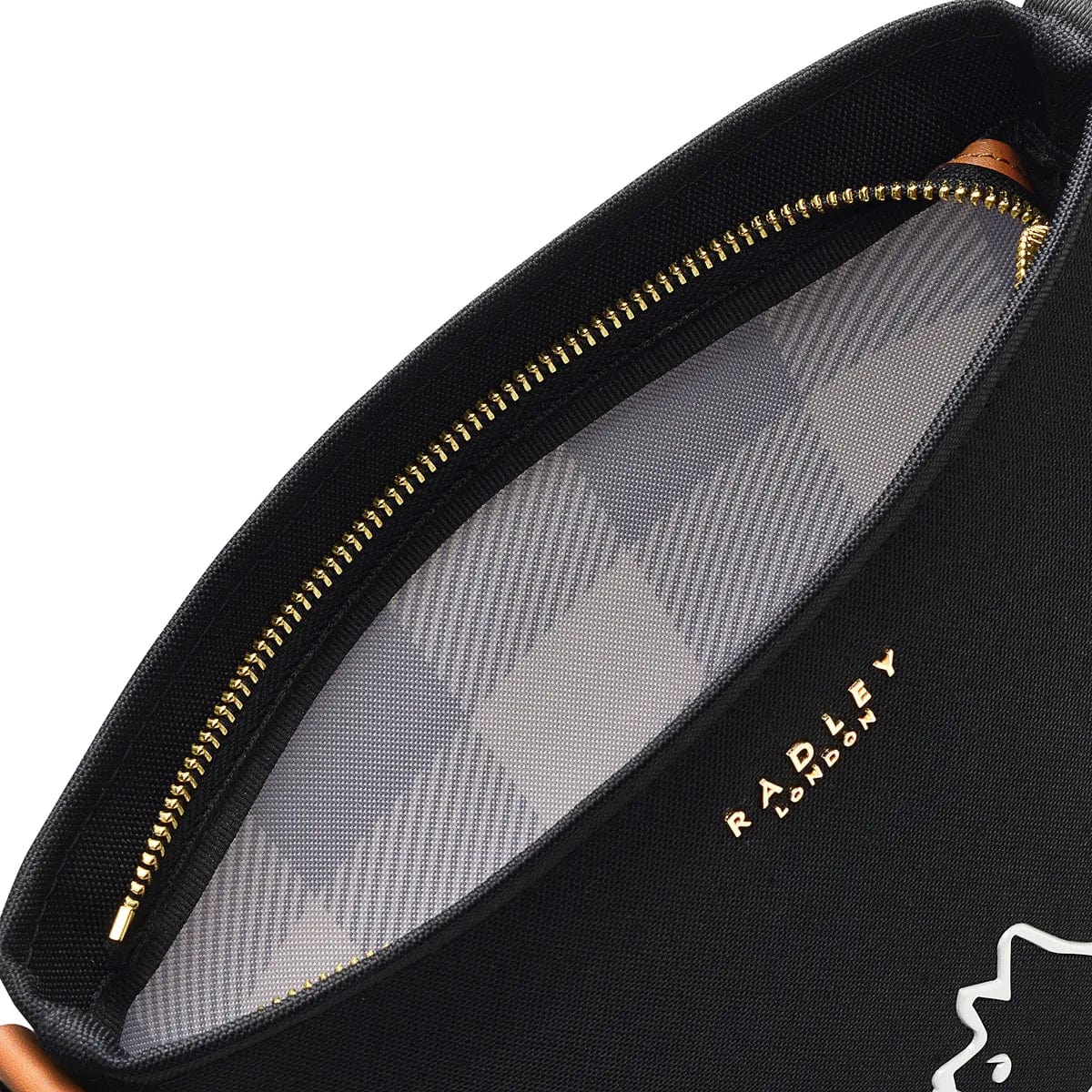 Radley Palace Gardens Smalll Ziptop Crossbody Black