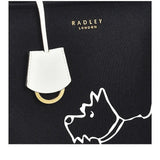 Radley Palace Gardens Smalll Ziptop Crossbody Black