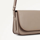 Radley Pocket Street Small Flapover Cross Body Bag In Porcini